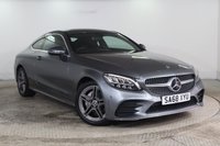 USED 2018 68 MERCEDES-BENZ C CLASS 1.6 C180 AMG Line Coupe 2dr Petrol G-Tronic+ Euro 6 (s/s) (156 ps) Heated Seats, Reverse Camera,