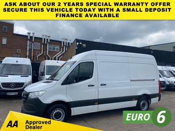 2020 MERCEDES-BENZ SPRINTER 2.1 314 CDI L2 H2 MWB H/ROOF 140BHP FACELIFT. FWD. FINANCE. EURO 6 ULEZ. PX £12990.00