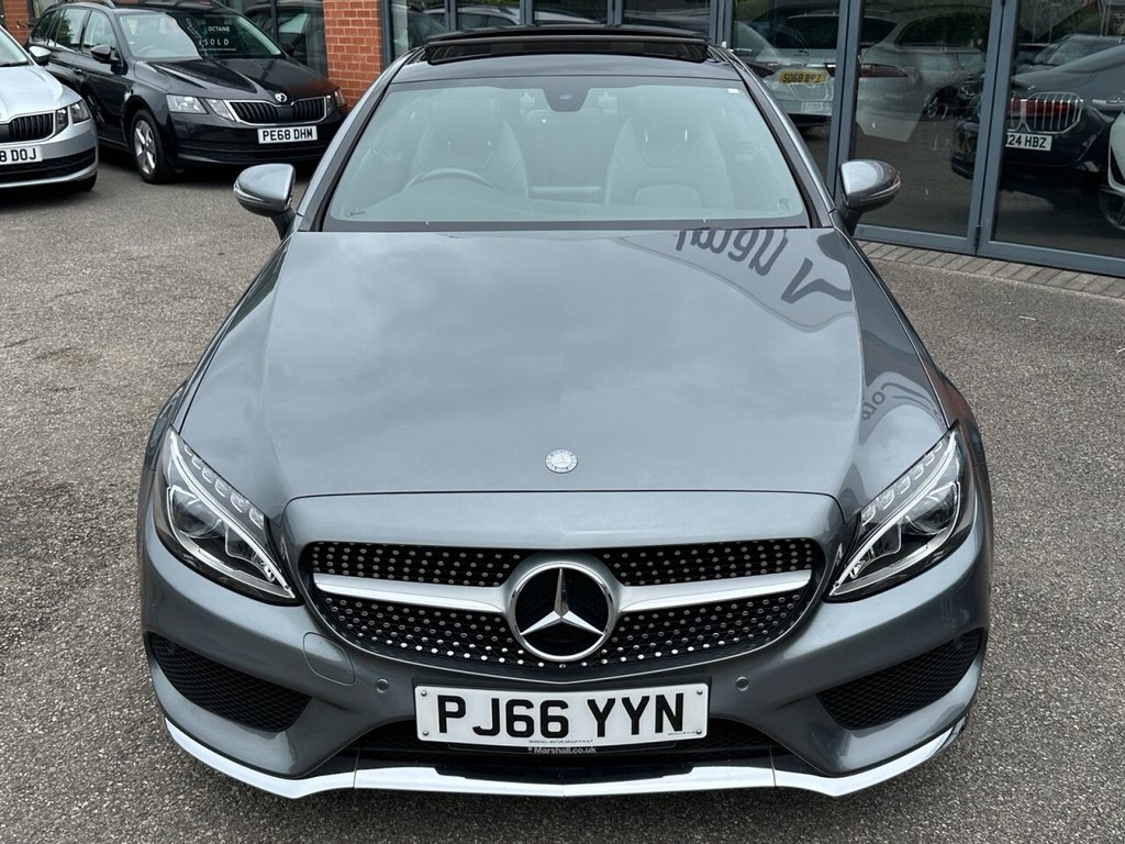USED 2016 66 MERCEDES-BENZ C CLASS 2.1 C220d AMG Line (Premium) Coupe 2dr Diesel G-Tronic+ Euro 6 (s/s) (170 ps) High Spec FSH Reverse Cam Stunning