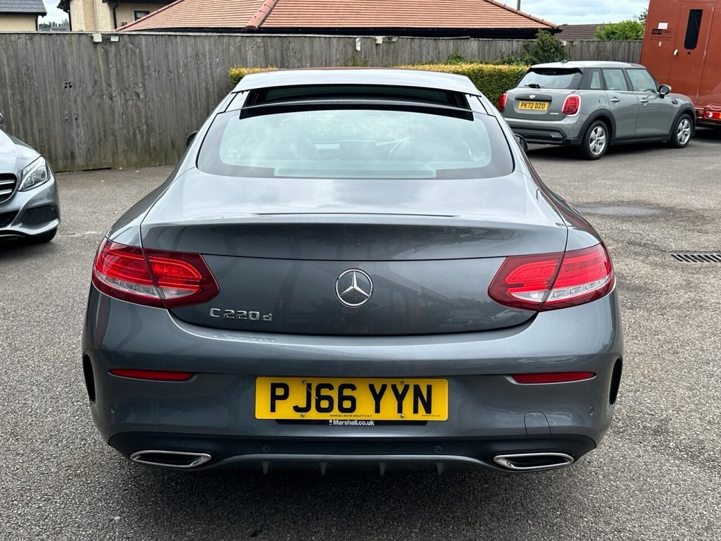 USED 2016 66 MERCEDES-BENZ C CLASS 2.1 C220d AMG Line (Premium) Coupe 2dr Diesel G-Tronic+ Euro 6 (s/s) (170 ps) High Spec FSH Reverse Cam Stunning