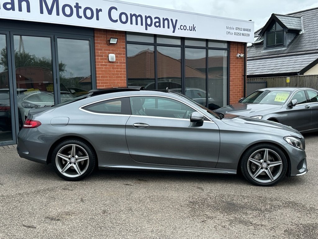 USED 2016 66 MERCEDES-BENZ C CLASS 2.1 C220d AMG Line (Premium) Coupe 2dr Diesel G-Tronic+ Euro 6 (s/s) (170 ps) High Spec FSH Reverse Cam Stunning