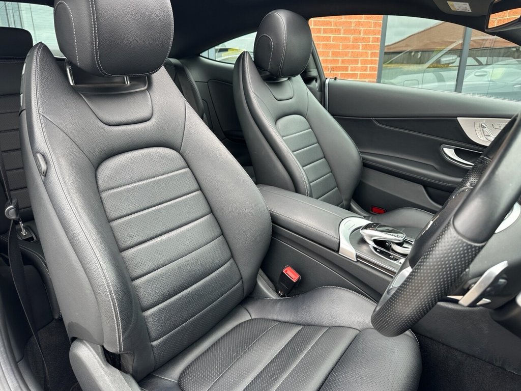USED 2016 66 MERCEDES-BENZ C CLASS 2.1 C220d AMG Line (Premium) Coupe 2dr Diesel G-Tronic+ Euro 6 (s/s) (170 ps) High Spec FSH Reverse Cam Stunning