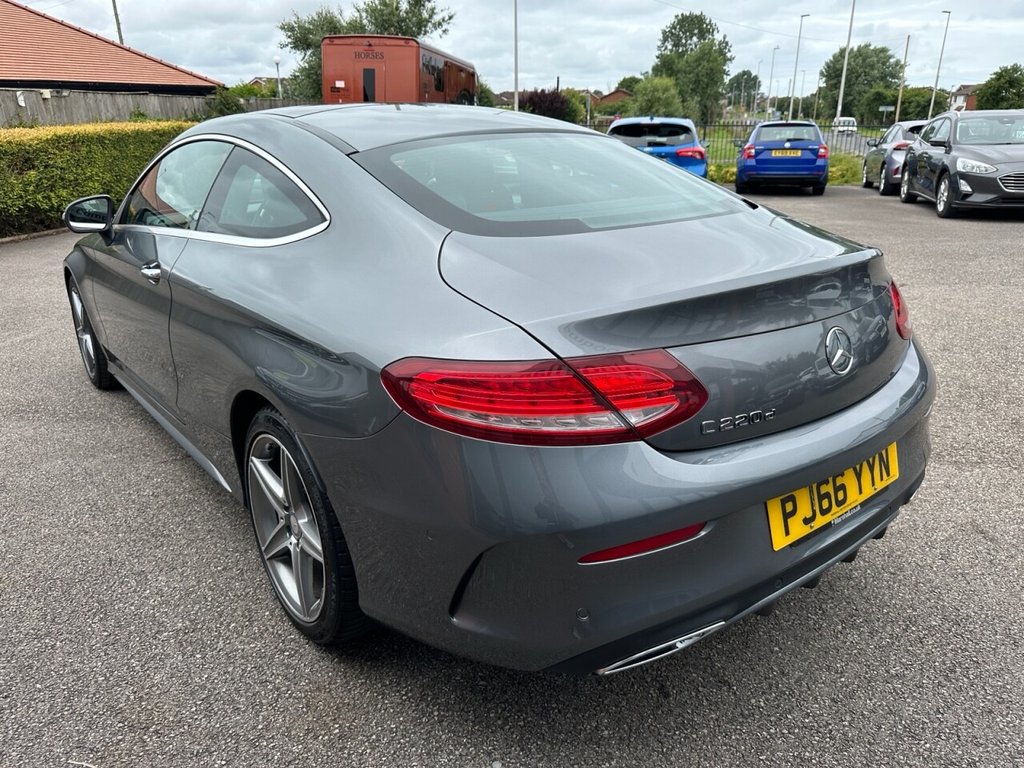 USED 2016 66 MERCEDES-BENZ C CLASS 2.1 C220d AMG Line (Premium) Coupe 2dr Diesel G-Tronic+ Euro 6 (s/s) (170 ps) High Spec FSH Reverse Cam Stunning