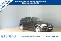 USED 2013 62 BMW X3 2.0 20d SE SUV 5dr Diesel Auto xDrive Euro 5 (s/s) (184 ps) 2 OWNER+GOOD SERVICE HISTORY
