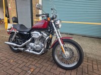 USED 2007 07 HARLEY-DAVIDSON SPORTSTER 883cc Classic Red Sportster 883