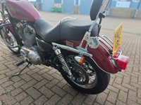 USED 2007 07 HARLEY-DAVIDSON SPORTSTER 883cc Classic Red Sportster 883