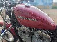 USED 2007 07 HARLEY-DAVIDSON SPORTSTER 883cc Classic Red Sportster 883