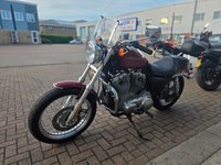 USED 2007 07 HARLEY-DAVIDSON SPORTSTER 883cc Classic Red Sportster 883