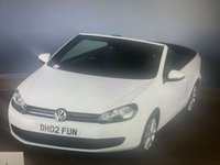 USED 2014 02 VOLKSWAGEN GOLF 1.6 TDI BlueMotion Tech SE Cabriolet 2dr Diesel Manual Euro 5 (s/s) (105 ps) 