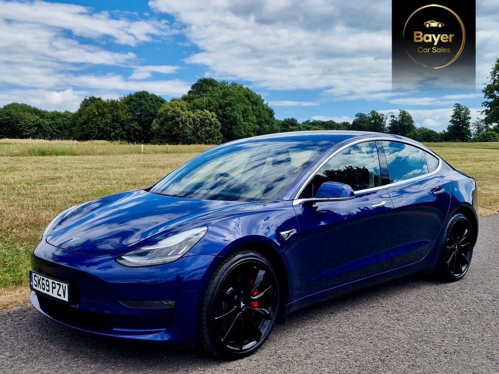 USED 2019 69 TESLA Model 3 (Dual Motor) Performance Saloon 4dr Electric Auto 4WDE (Performance Upgrade) (449 bhp) FINANCE AVAILABLE