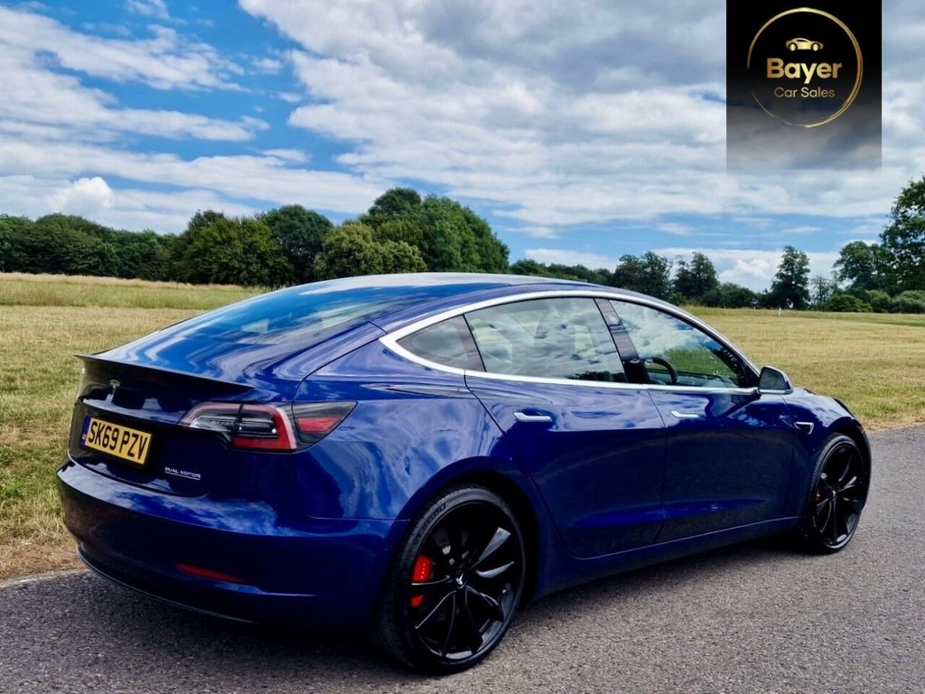 USED 2019 69 TESLA Model 3 (Dual Motor) Performance Saloon 4dr Electric Auto 4WDE (Performance Upgrade) (449 bhp) FINANCE AVAILABLE