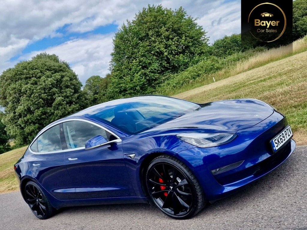 USED 2019 69 TESLA Model 3 (Dual Motor) Performance Saloon 4dr Electric Auto 4WDE (Performance Upgrade) (449 bhp) FINANCE AVAILABLE