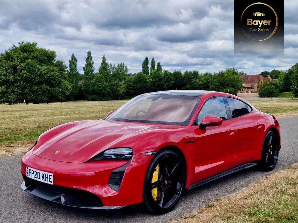 USED 2020 20 PORSCHE TAYCAN Performance Plus 93.4kWh Turbo S Saloon 4dr Electric Auto 4WD (761 ps) FINANCE AVAILABLE
