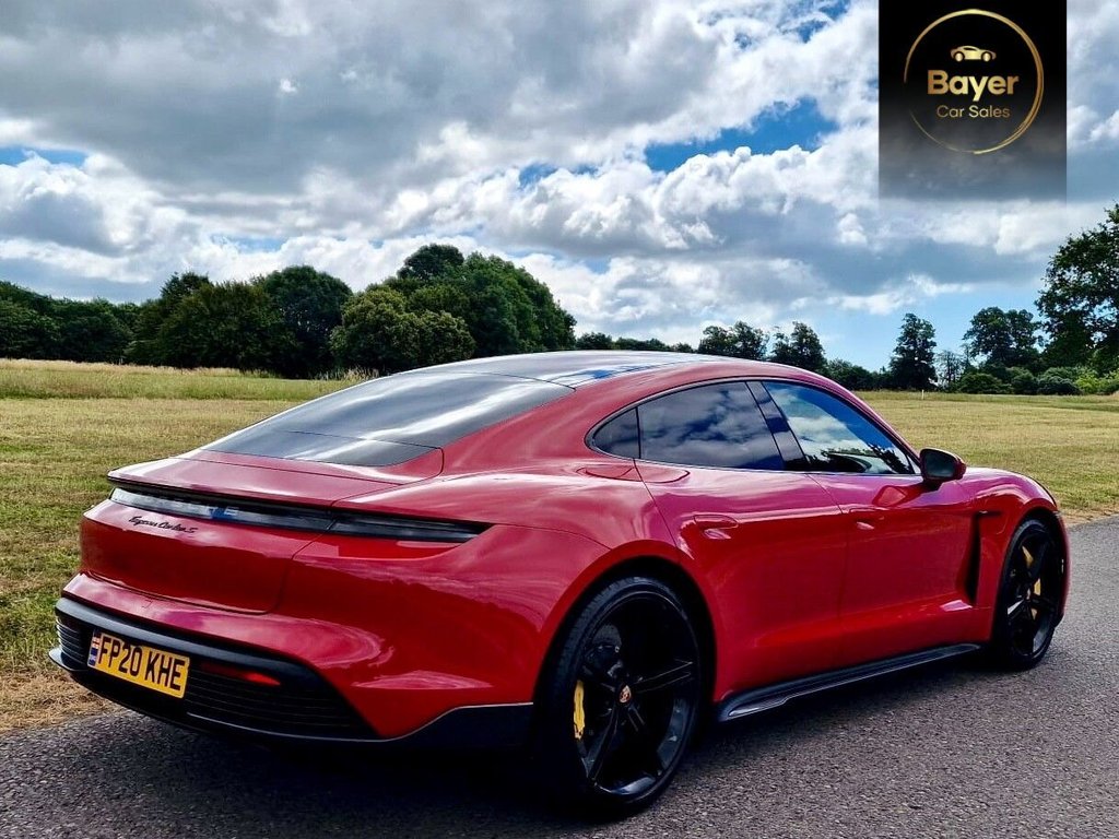 USED 2020 20 PORSCHE TAYCAN Performance Plus 93.4kWh Turbo S Saloon 4dr Electric Auto 4WD (761 ps) FINANCE AVAILABLE