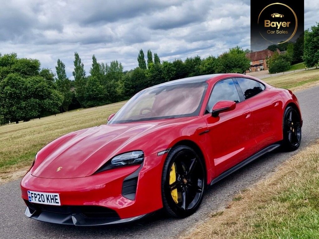 USED 2020 20 PORSCHE TAYCAN Performance Plus 93.4kWh Turbo S Saloon 4dr Electric Auto 4WD (761 ps) FINANCE AVAILABLE