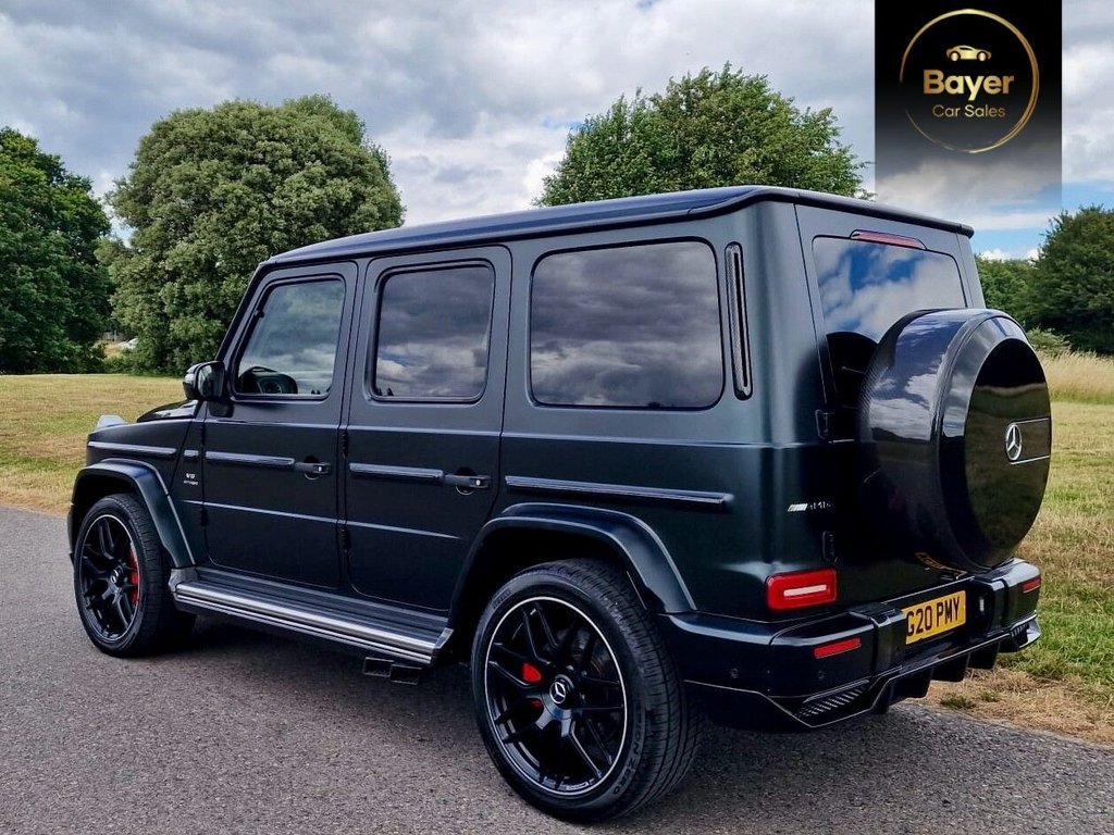 USED 2020 20 MERCEDES-BENZ G CLASS 4.0 G63 V8 BiTurbo AMG SUV 5dr Petrol SpdS+9GT 4MATIC Euro 6 (s/s) (585 ps) FINANCE AVAILABLE