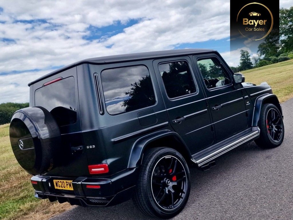 USED 2020 20 MERCEDES-BENZ G CLASS 4.0 G63 V8 BiTurbo AMG SUV 5dr Petrol SpdS+9GT 4MATIC Euro 6 (s/s) (585 ps) FINANCE AVAILABLE