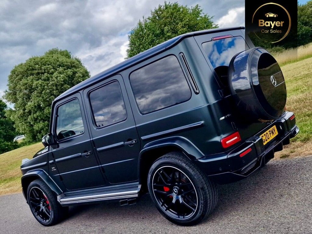USED 2020 20 MERCEDES-BENZ G CLASS 4.0 G63 V8 BiTurbo AMG SUV 5dr Petrol SpdS+9GT 4MATIC Euro 6 (s/s) (585 ps) FINANCE AVAILABLE