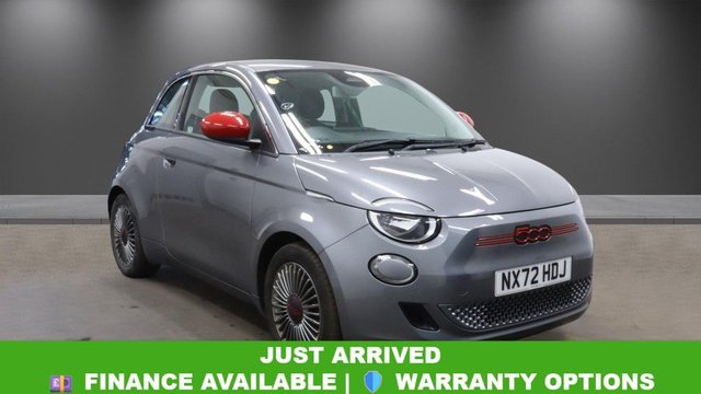 2022 72 FIAT 500E 42kWh RED Hatchback 3dr Electric Auto (118 ps) 