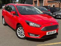 USED 2018 18 FORD FOCUS 1.0T EcoBoost Titanium Estate 5dr Petrol Auto Euro 6 (s/s) (125 ps) APPLE CARPLAY -PARKING SENSORS