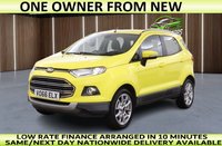 USED 2016 66 FORD ECOSPORT 1.5 Titanium SUV 5dr Petrol Powershift 2WD Euro 5 (112 ps) +++1 OWNER FROM NEW+++