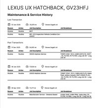 USED 2023 23 LEXUS UX 2.0 250h F Sport Design SUV 5dr Petrol Hybrid E-CVT Euro 6 (s/s) (184 ps) ONE OWNER FROM NEW