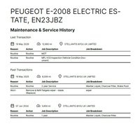 USED 2023 23 PEUGEOT E-2008 50kWh Active Premium + SUV 5dr Electric Auto (7kW Charger) (136 ps) ONE OWNER FROM NEW