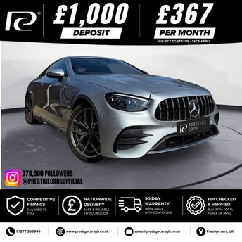 2021 MERCEDES-BENZ E CLASS 2.0 E220d AMG Line (Premium) Coupe 2dr Diesel G-Tronic+ Euro 6 (s/s) (194 ps) &pound;23490.00