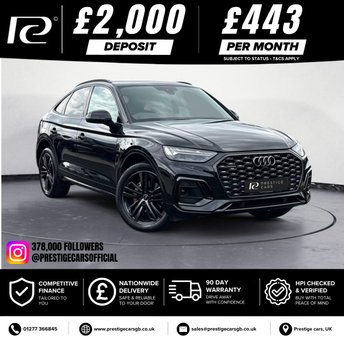 2021 AUDI Q5 2.0 TDI 40 S line Sportback 5dr Diesel S Tronic quattro Euro 6 (s/s) (204 ps) &pound;28990.00