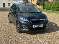USED 2014 64 PEUGEOT 108 1.2 VTi PureTech Allure Hatchback 5dr Petrol Manual Euro 5 (82 ps) 105688 miles