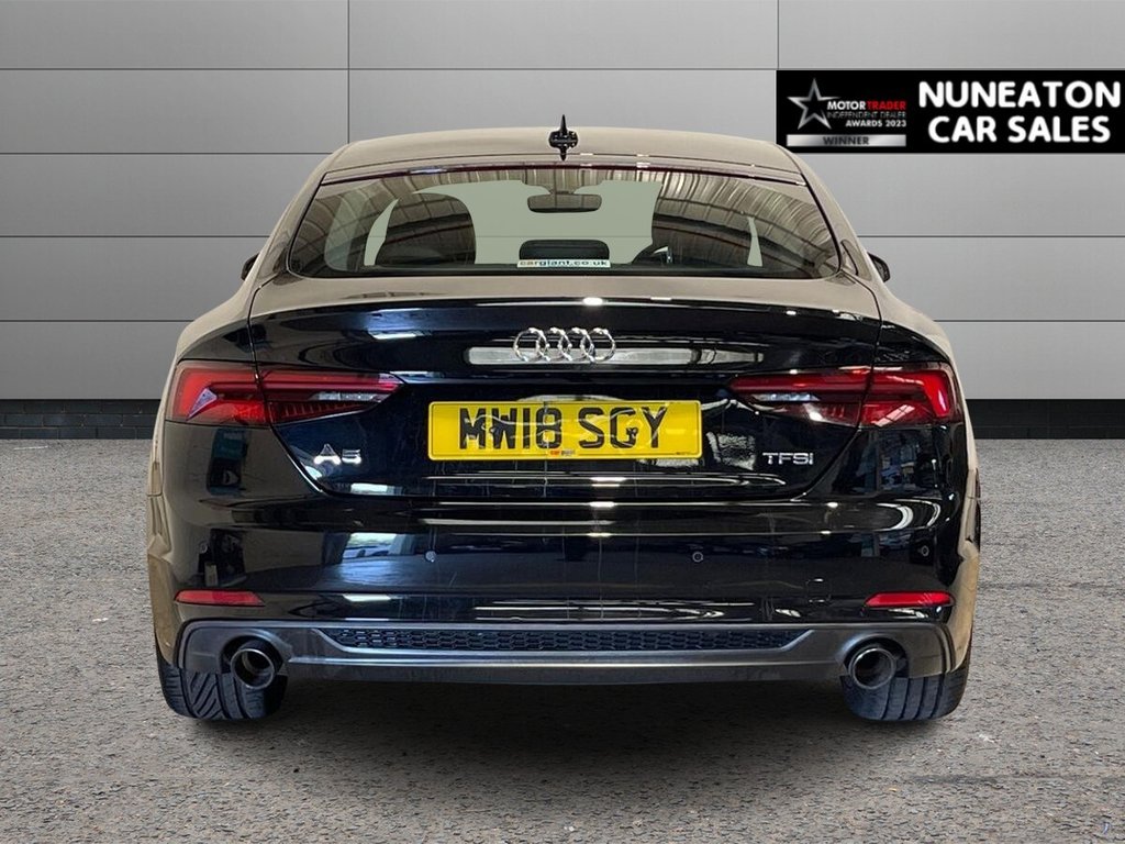 USED 2018 18 AUDI A5 2.0 TFSI S line Sportback 5dr Petrol S Tronic Euro 6 (s/s) (190 ps) FRONT AND REAR PARKING SENSORS