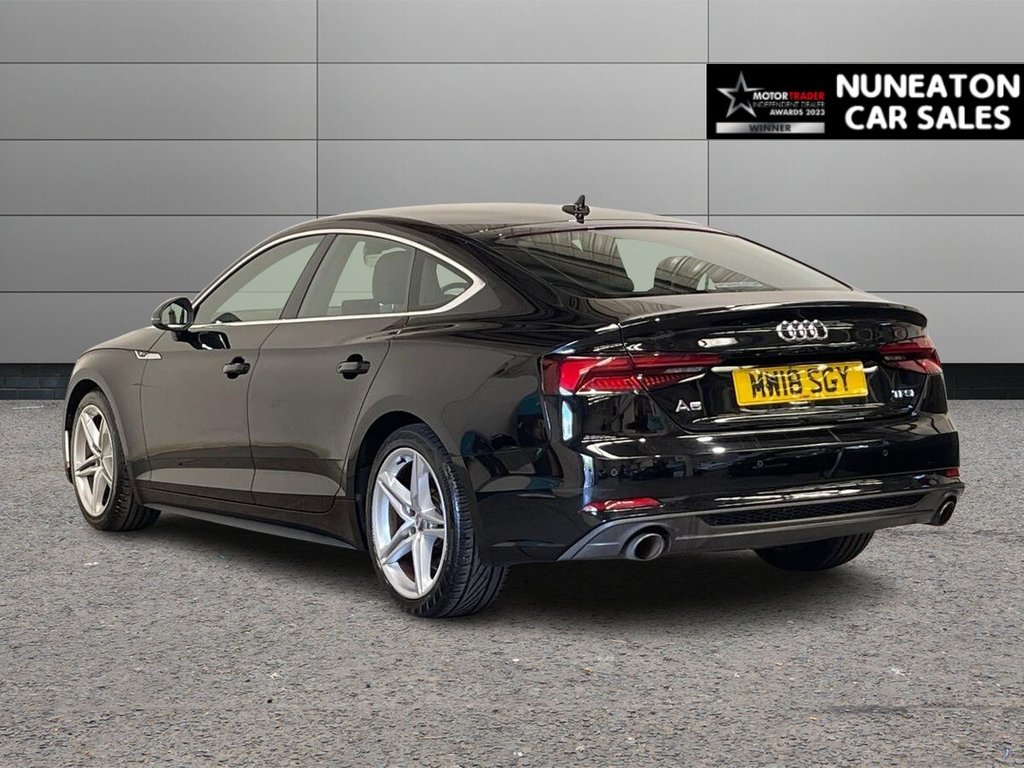 USED 2018 18 AUDI A5 2.0 TFSI S line Sportback 5dr Petrol S Tronic Euro 6 (s/s) (190 ps) FRONT AND REAR PARKING SENSORS