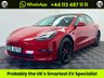 USED 2021 21 TESLA Model 3 (Dual Motor) Long Range Saloon 4dr Electric Auto 4WDE (346 ps) Jupiter Red Brakes|Wood Delete