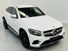USED 2018 18 MERCEDES-BENZ GLC 2.1 GLC220d AMG Line Coupe 5dr Diesel G-Tronic 4MATIC Euro 6 (s/s) (170 ps) Polar White | Black Leather | Heated Seats | Privacy Glass | AMG Wheels | Reverse Camera | Rear Spoiler | ULEZ OK