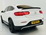 USED 2018 18 MERCEDES-BENZ GLC 2.1 GLC220d AMG Line Coupe 5dr Diesel G-Tronic 4MATIC Euro 6 (s/s) (170 ps) Polar White | Black Leather | Heated Seats | Privacy Glass | AMG Wheels | Reverse Camera | Rear Spoiler | ULEZ OK
