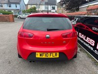 USED 2010 10 SEAT LEON 2.0 TDI CR FR Hatchback 5dr Diesel Manual Euro 5 (170 ps) S/History - Cared For Example