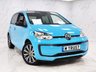 USED 2023 73 VOLKSWAGEN UP! 1.0 Black Edition Hatchback 5dr Petrol Manual Euro 6 (s/s) (65 ps) ALLOYS, PRIVACY GLASS, TEAL BLUE!!