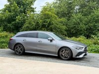 USED 2025 25 MERCEDES-BENZ CLA 1.3 CLA200h MHEV AMG Line (Executive) Shooting Brake 5dr Petrol Hybrid 7G-DCT Euro 6 (s/s) (177 ps) SAT NAV REVERSE SENSORS CRUISE DAB