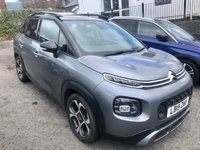 USED 2019 19 CITROEN C3 AIRCROSS 1.2 PureTech Flair SUV 5dr Petrol Manual Euro 6 (82 ps) A stunning example of this very highly regarded family 5 door petrol hatchback Ulez compliant finished in Platinum Grey with contrasting Black roof and mirror caps complimented with 17" Diamond cut alloys. This vehicle comes with full service history and is equipped with voice control system ,Bluetooth connectivity ,Dab stereo with usb inputs , digital climate control , Keyless entry and go ,rear parking sensors with reverse camera ,touch screen satellite navigation , power folding mirrors ,auto