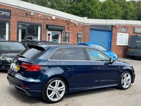 USED 2018 18 AUDI A3 1.5 TFSI CoD S line Sportback 5dr Petrol Manual Euro 6 (s/s) (150 ps) 
