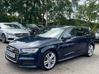 USED 2018 18 AUDI A3 1.5 TFSI CoD S line Sportback 5dr Petrol Manual Euro 6 (s/s) (150 ps) 