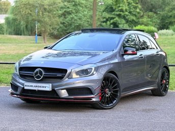 2014 MERCEDES-BENZ A-CLASS 2.0 A45 AMG AERO PACK PANORAMIC ROOF H/KARDON NAV CAMERA BLACK PACK HATCHBACK 5DR PETROL SPDS DCT 4MATIC EURO 6 (S/S) (360 PS) £14990.00