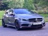 USED 2014 64 MERCEDES-BENZ A-CLASS 2.0 A45 AMG AERO PACK PANORAMIC ROOF H/KARDON NAV CAMERA BLACK PACK HATCHBACK 5DR PETROL SPDS DCT 4MATIC EURO 6 (S/S) (360 PS) BLACK PACK~NAV~CAMERA~HARMAN KARDON