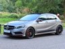 USED 2014 64 MERCEDES-BENZ A-CLASS 2.0 A45 AMG AERO PACK PANORAMIC ROOF H/KARDON NAV CAMERA BLACK PACK HATCHBACK 5DR PETROL SPDS DCT 4MATIC EURO 6 (S/S) (360 PS) BLACK PACK~NAV~CAMERA~HARMAN KARDON