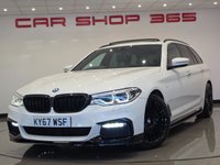 USED 2017 67 BMW 5 SERIES 3.0 530d M Sport Touring 5dr Diesel Auto xDrive Euro 6 (s/s) (265 ps) PAN ROOF + LEATHERS + NAV + CRUISE