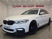 USED 2017 67 BMW 5 SERIES 3.0 530d M Sport Touring 5dr Diesel Auto xDrive Euro 6 (s/s) (265 ps) PAN ROOF + LEATHERS + NAV + CRUISE