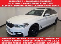 USED 2017 67 BMW 5 SERIES 3.0 530d M Sport Touring 5dr Diesel Auto xDrive Euro 6 (s/s) (265 ps) PAN ROOF + LEATHERS + NAV + CRUISE