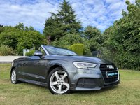 USED 2016 66 AUDI A3 CABRIOLET 1.4 TFSI CoD S line Convertible 2dr Petrol Manual Euro 6 (s/s) (150 ps) PARKING SENSORS FRONT AND REAR