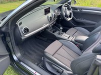USED 2016 66 AUDI A3 CABRIOLET 1.4 TFSI CoD S line Convertible 2dr Petrol Manual Euro 6 (s/s) (150 ps) PARKING SENSORS FRONT AND REAR