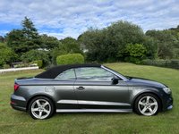 USED 2016 66 AUDI A3 CABRIOLET 1.4 TFSI CoD S line Convertible 2dr Petrol Manual Euro 6 (s/s) (150 ps) PARKING SENSORS FRONT AND REAR